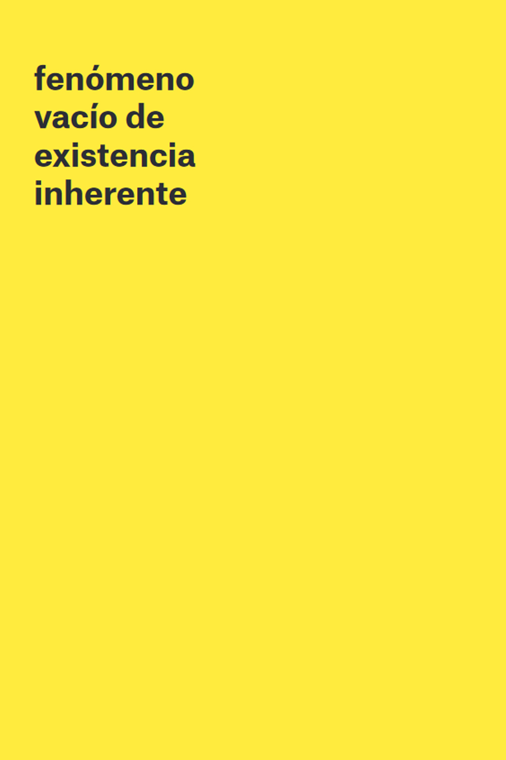 Libro-Fenomeno vacio de existencia inherente-Mariana-Perez-Villoro